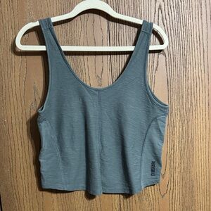 Gymshark Slate Grey/Blue Tank Top PTP 17.5